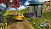 Kota Taksi Sopir - Offroad Game Mengemudi Taksi Screen Shot 2
