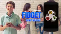 Fidget finger spinner sim Screen Shot 0