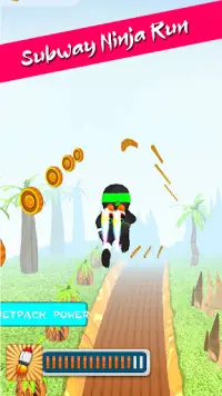 Subway Ninja Surfers - Subway Ninja Runner Screen Shot 3
