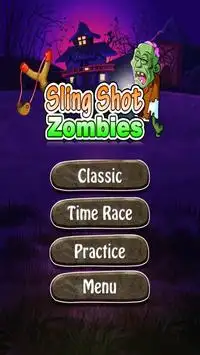 Crazy Zombie Slingshot Screen Shot 1