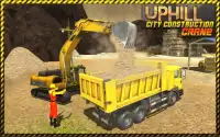 Uphill City Construction Crane : Road Builder 3D Screen Shot 8