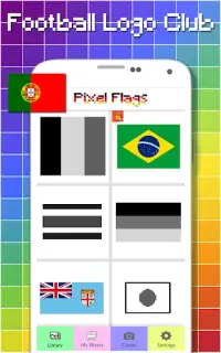 Flags Color By Number - Pixel Art Screen Shot 0