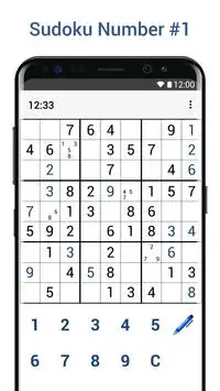 Juego de lógica Sudoku número #1 Screen Shot 0