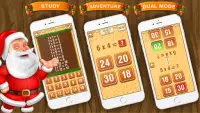 Learn Multiplication Table - Christmas Math Game Screen Shot 3