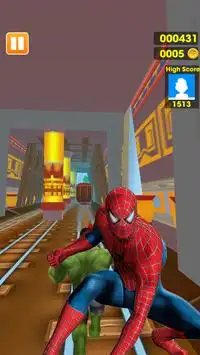 Subway Spider World Screen Shot 2