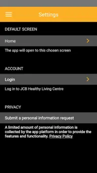 JCB Healthy Living Centre Screen Shot 4