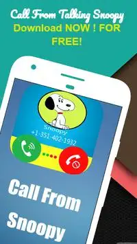 Phone Call Simulator For Snoopy Screen Shot 0