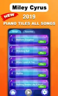 Miley Cyrus Piano Screen Shot 3