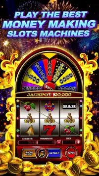 Money Wheel Slot Machine Game Screen Shot 0