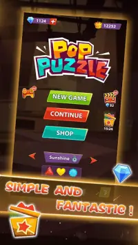 Pop Puzzle - จับคู่ 3 เกมฟรี Screen Shot 5