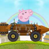 Peppa Moto Pig Cart Stun Chalange