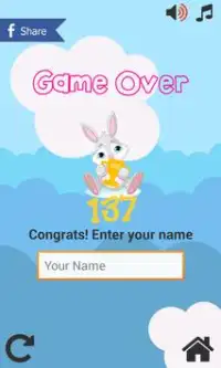 Easter Cute Bunny Jump Screen Shot 3