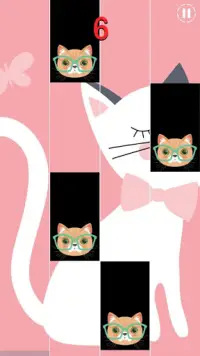 Cat Pink Piano Tiless Screen Shot 1