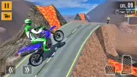 Stunt MotorFiets Wedren Gratis 2019 - Bike Racing Screen Shot 3