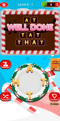 Santa Words - Christmas puzzle and word connect Screen Shot 6