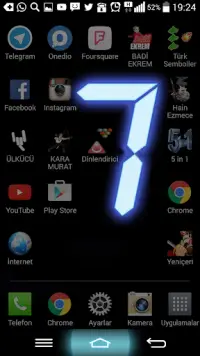 Digital Clock Wallpaper Screen Shot 4