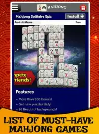 Mahjong - Jogos Screen Shot 3