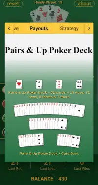 Pairs & Up Poker Screen Shot 7