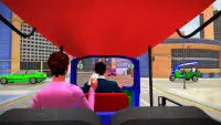 Modern Tuk Tuk Rickshaw Driver: New Driving Games Screen Shot 0