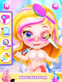 Baby Mermaid Games for Girls Screen Shot 4