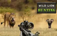 Дикий лев охота на оленей выживание Screen Shot 0