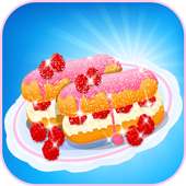 cooking games : raspberry eclairs