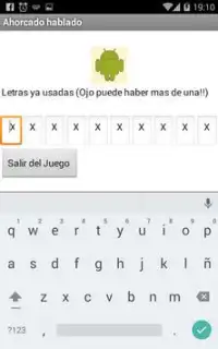 Ahorcado Hablado Screen Shot 2