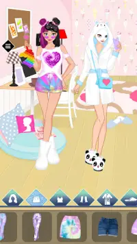 BFF Sleepover Dress  Up Game Screen Shot 4