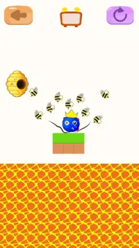 Save the Rainbow : Bee Attack Screen Shot 2