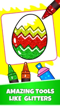 Easter Egg Coloring - Surprise Eggs Game For Kids Screen Shot 1