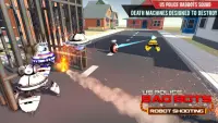 US Police Robot Shooting Crime City Game Screen Shot 3