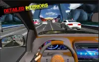 गाड़ी असली दौड़ खेल: ड्राइविंग कार दौड़ सिम्युलेटर Screen Shot 3