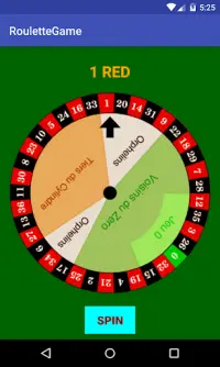Roulette game Screen Shot 1