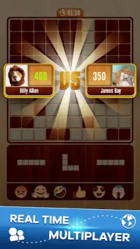 Woody Battle Block Puzzle Dual Screen Shot 0