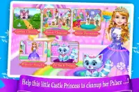 قلعة قصر الأميرة غرفة تنظيف-بنات ألعاب Screen Shot 2