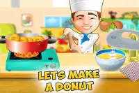 डोनट मेकर - बेकरी पाक कला गेम Screen Shot 2