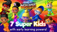 Super Geek Heroes - Trò chơi giáo dục Screen Shot 0