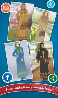 Hijab Dress Up Screen Shot 6