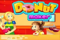 डोनट मेकर - बेकरी पाक कला गेम Screen Shot 4