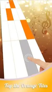 Orange Piano Tiles Screen Shot 0