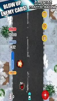 Spy Car Road Riot Traffic Race Screen Shot 1