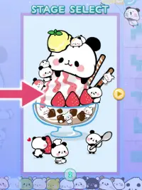 Game puzzle : MOCHI MOCHI PANDA Screen Shot 3