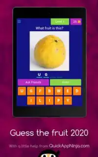 Guess the Fruit 2020 Screen Shot 12