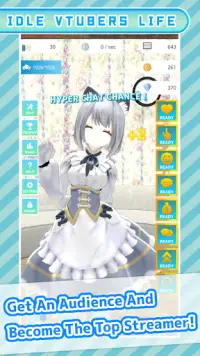 Idle Vtuber Life - Virtual Streamer Simulator  - Screen Shot 0