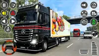 Lastwagen-Fahrspiel 3D Screen Shot 1