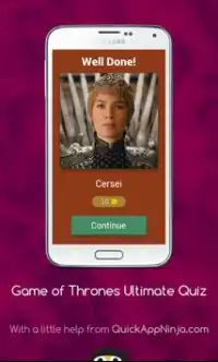 Game of Thrones Ultimate Quiz Screen Shot 1