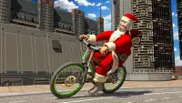 Bicycle Santa Christmas Pizza Delivery Screen Shot 7
