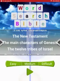 Bible Game - Word Search Screen Shot 0