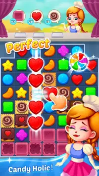 Candy holic : Sweet Puzzle Master Screen Shot 12