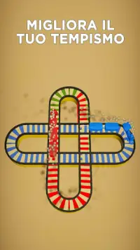 Wild West Trains - Colora i binari con tempismo Screen Shot 2